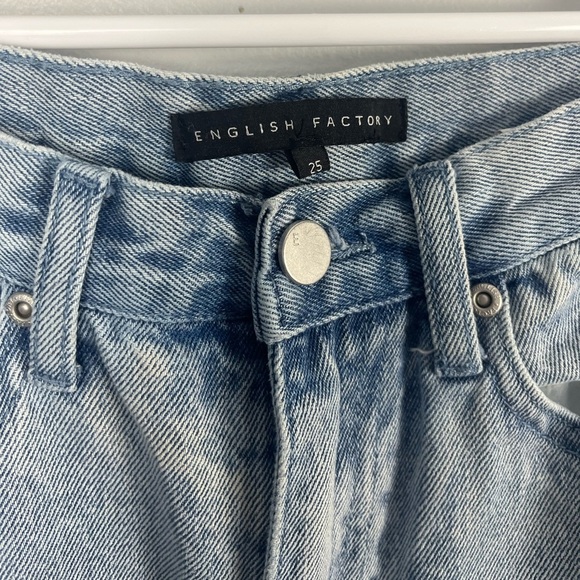 English factory holy grail denim with split hem size 25 - Picture 8 of 9
